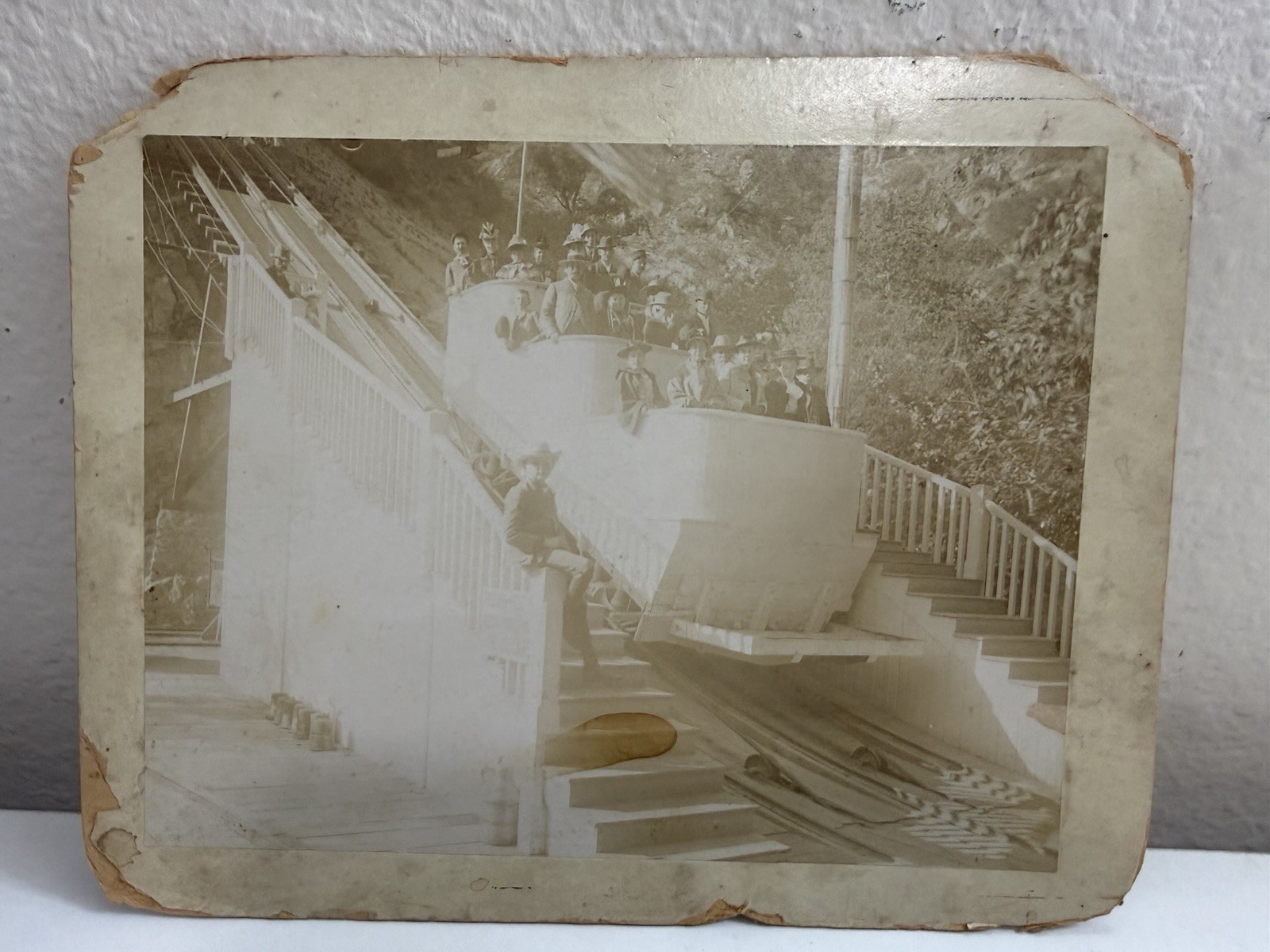 c1900 Mount Lowe Railway California Original Souvenir Photo Hotel Rubio