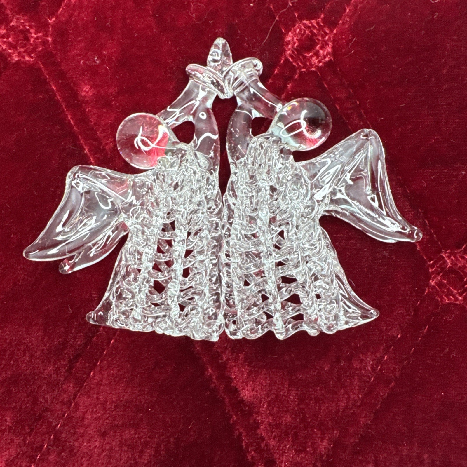 Waterford Crystal Vintage Angels Christmas Ornament 