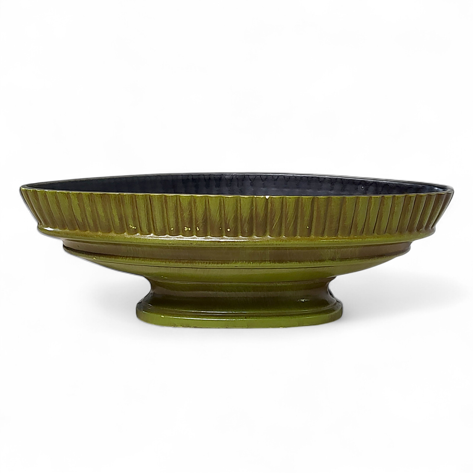 1970s VTG Haegar Green Ceramic Planter 11\