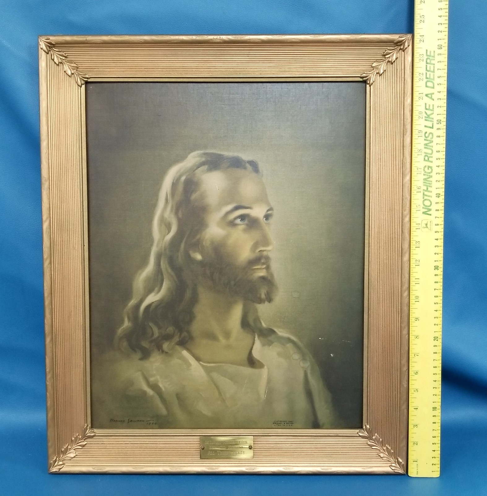 VTG 1941 Kriebel & Bates Warner Sallman Jesus Christ 20