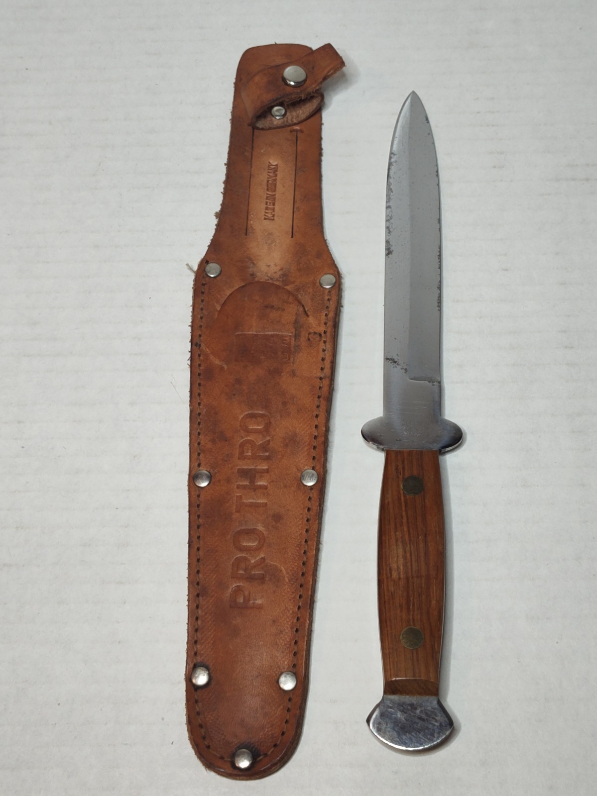Vintage Ole Brand Pro 403 Soligen Germany Throwing Knife/ With Original Sheath Vintage Ole Brand Pro 403 Soligen Germany Throwing Knife/ With Original Sheath