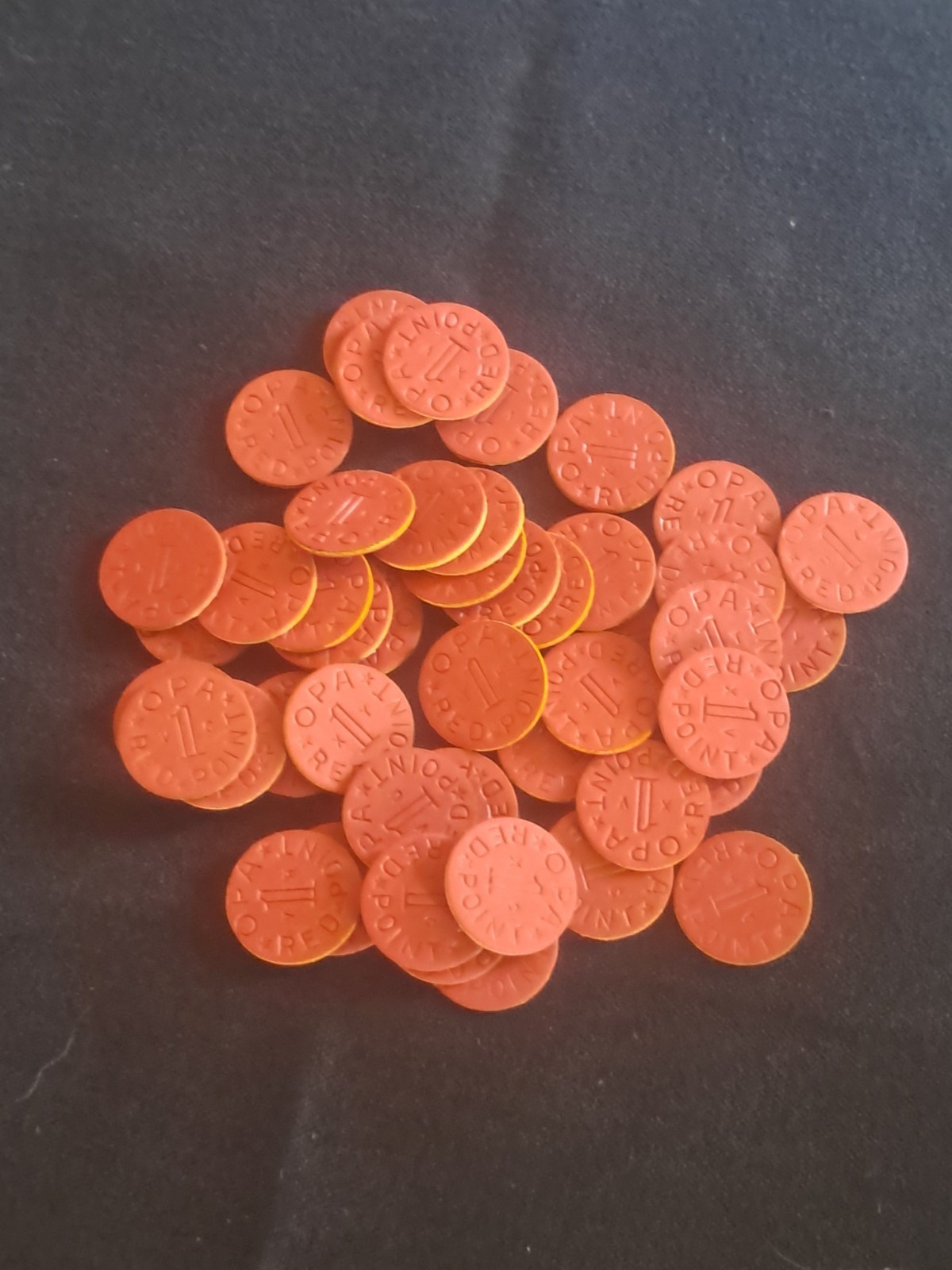 Red OPA WWII Ration Token (World War Two II Office Price Administration Tokens) Red OPA WWII Ration Token (World War Two II Office Price Administration Tokens)
