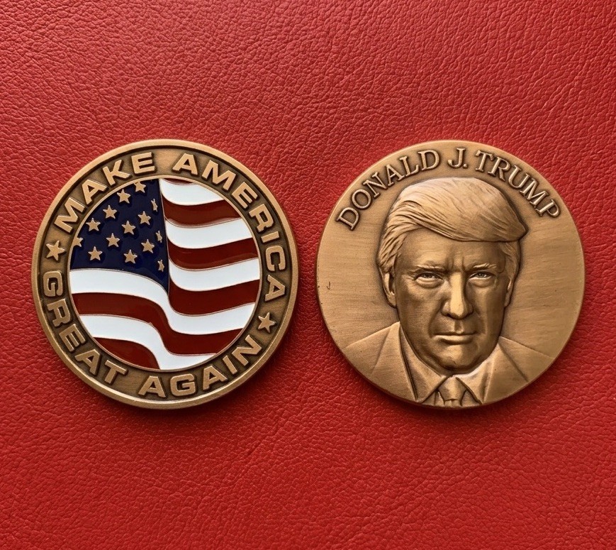 RARE Authentic President Donald J. Trump VIP Bronze 2017 Inaugural MAGA Medal RARE Authentic President Donald J. Trump VIP Bronze 2017 Inaugural MAGA Medal