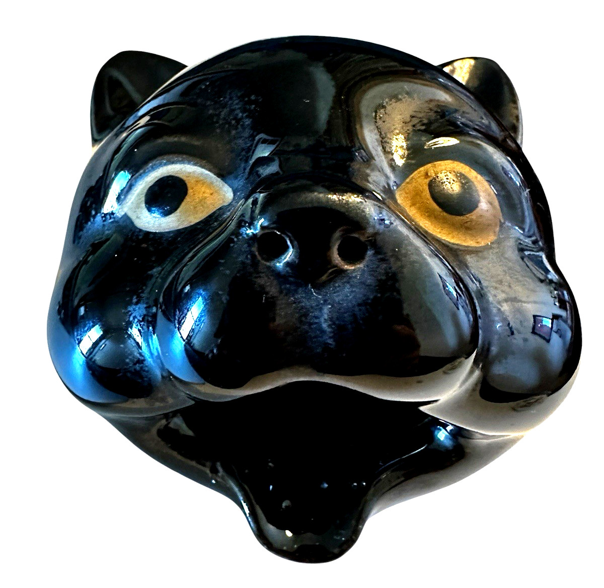 Vintage Black Cat’s Head Ashtray from Japan No Red One of a Kind Smoker Ears Vintage Black Cat’s Head Ashtray from Japan No Red One of a Kind Smoker Ears
