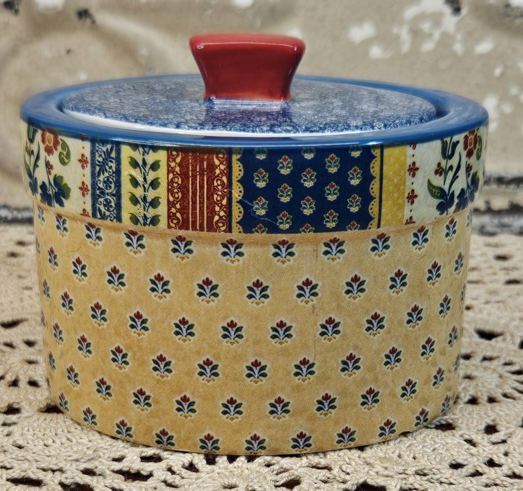Certified International Sugar Bowl w/ Lid or Trinket Box 4\