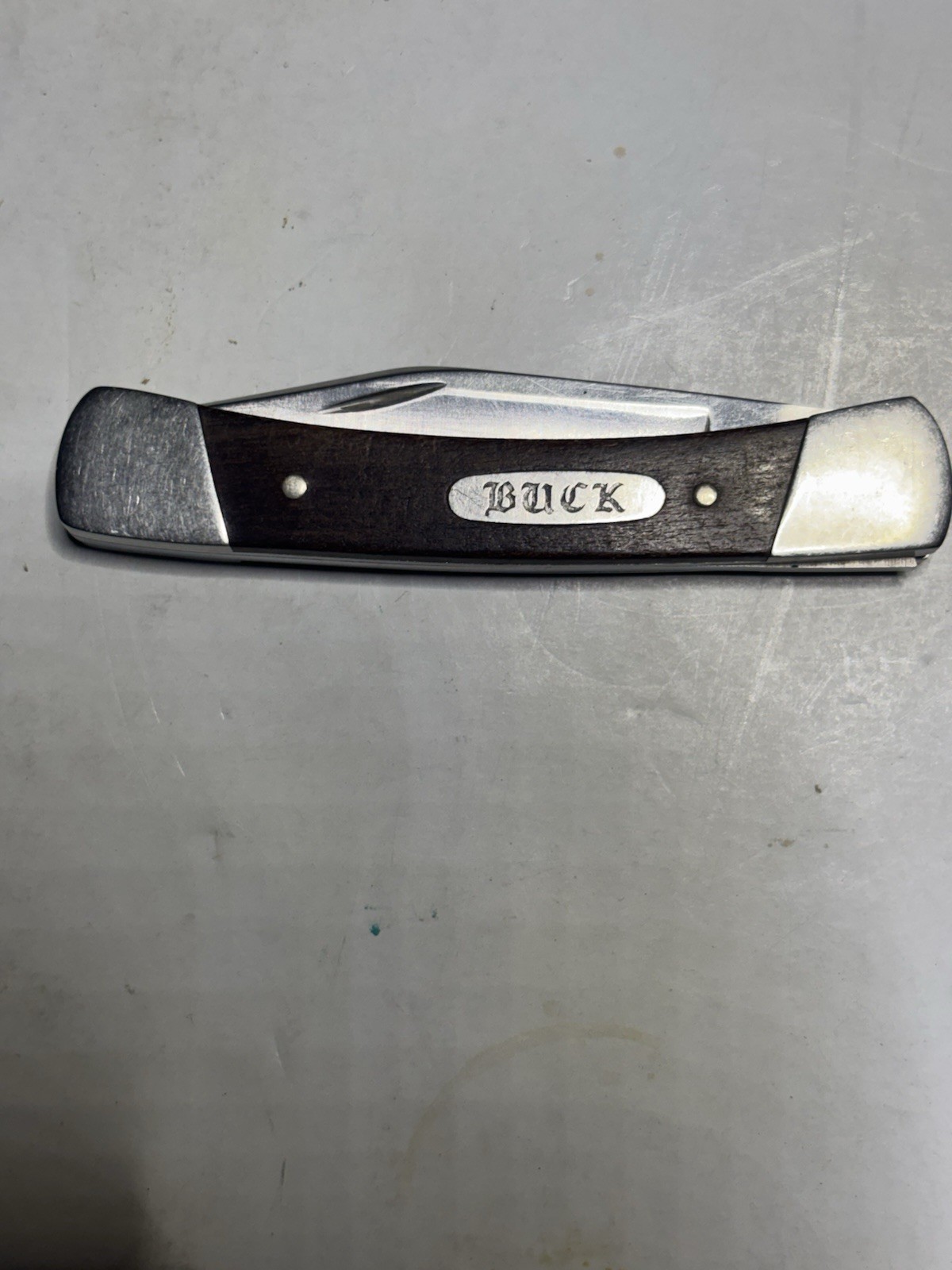 Vintage Buck Script 704 Knife Nice Shape