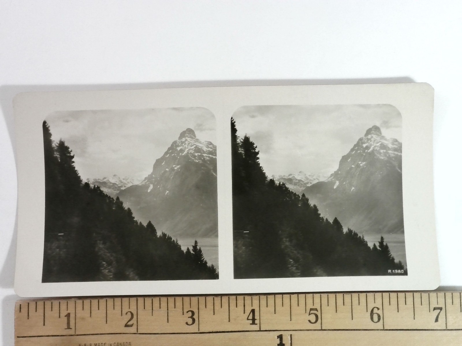 Urirotstock Mountain Stereoview Alpine Landscape Swiss Alps 1900s