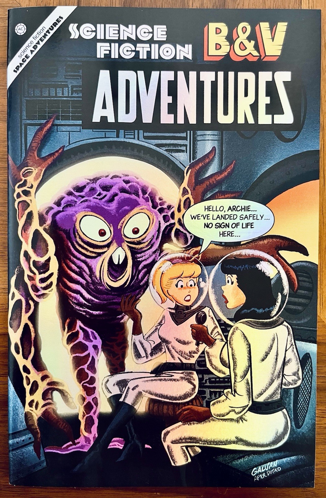 B&V Chilling Adventures Strange Science #1 Homage Bill Galvan FOIL