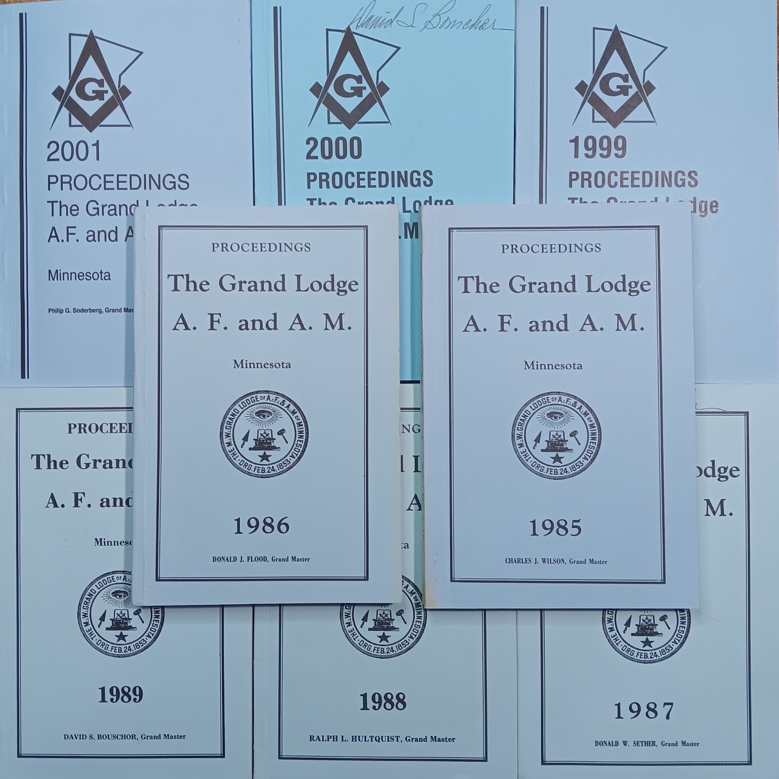 Proceedings Grand Lodge A.F.&A.M MINNESOTA 85-01 Masonic History FREEMASONRY Lot