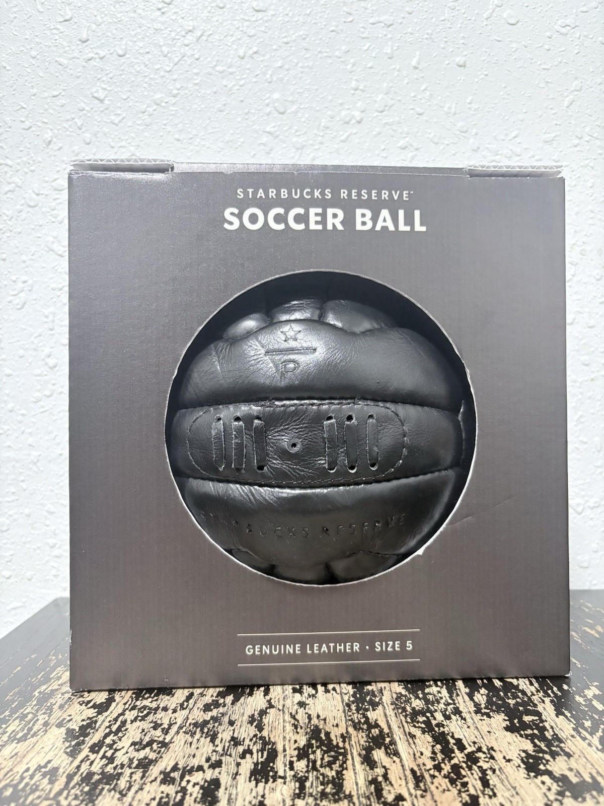 Starbucks Reserve Roastery Leather Soccer Ball Size 5 Limited Edition (NEW)