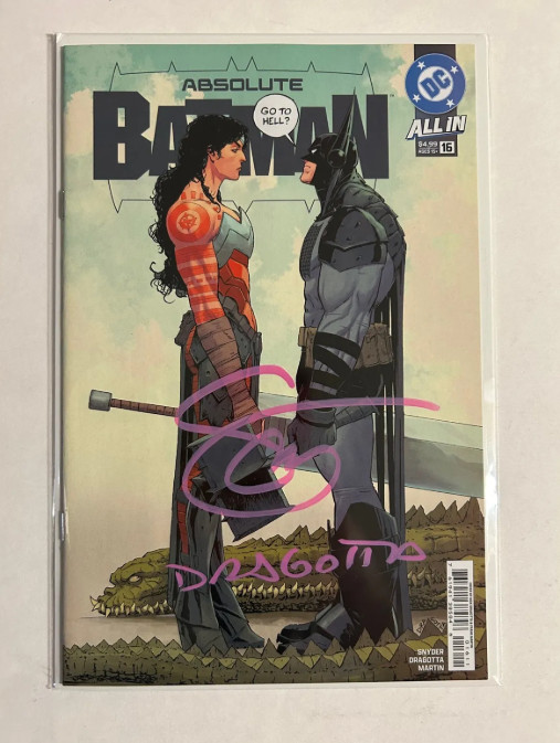Absolute Batman #16 Signed Nick Dragotta and Snyder 2026 NM First Print