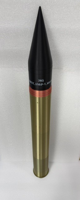 M93A1 76mm HVAP Replica Shell 3D Printed  USA Made WWII Display with Shell Case
