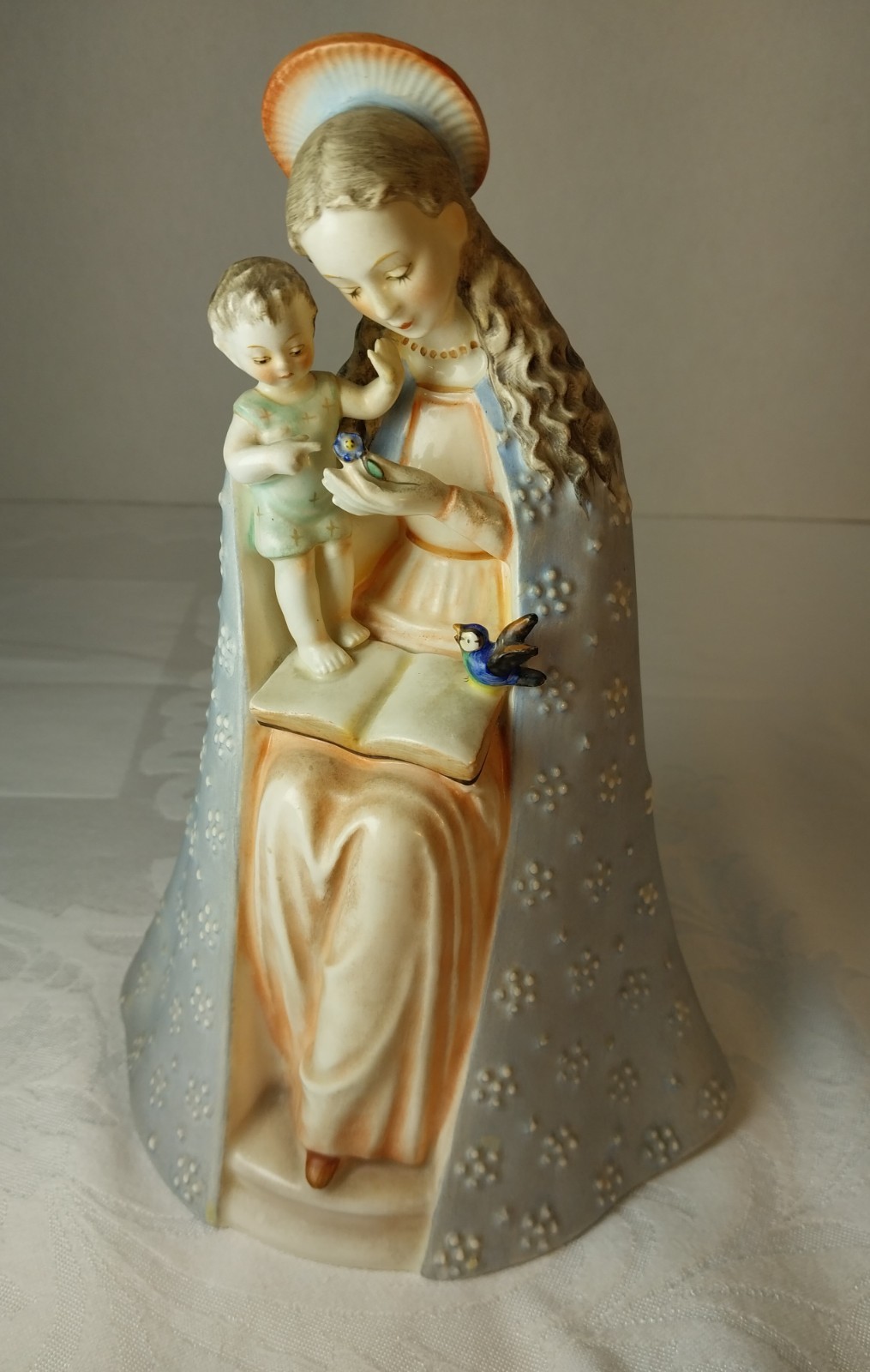 M.J. Hummel Flower Madonna & Child 10/1, Western Germany Figurine Approx 8