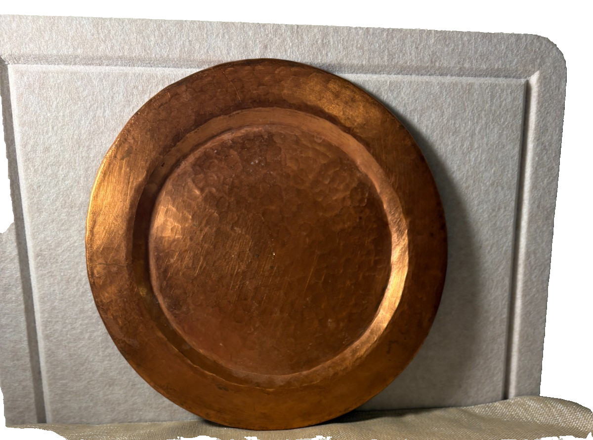 Vintage Hand Hammered Solid Copper 11\