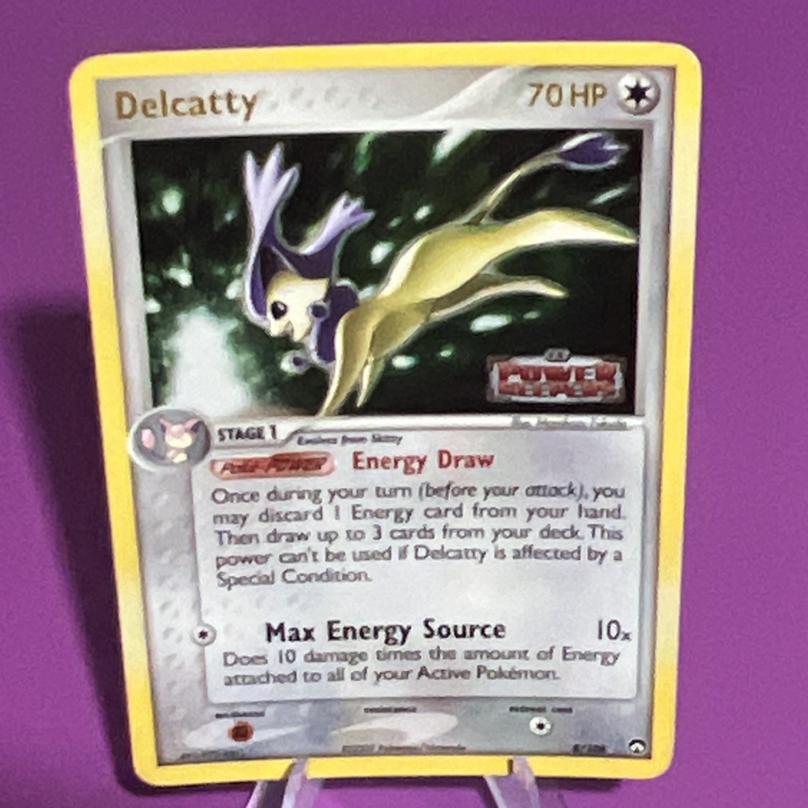 Pokémon Power Keepers Delcatty #8/108 Holo Trading Card 2007 English LP