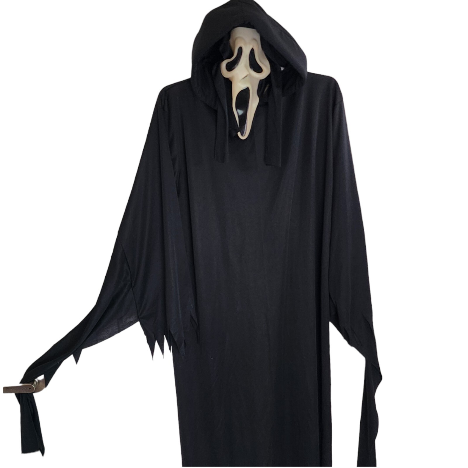 Vtg Easter Unlimited Scream Ghost Mask Halloween Costume Hooded Cosplay One Size
