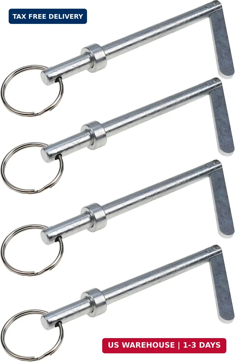 YUXSOUQ 4 PCS Elevator Door Key Emergency Drop Fits Universal Sliver