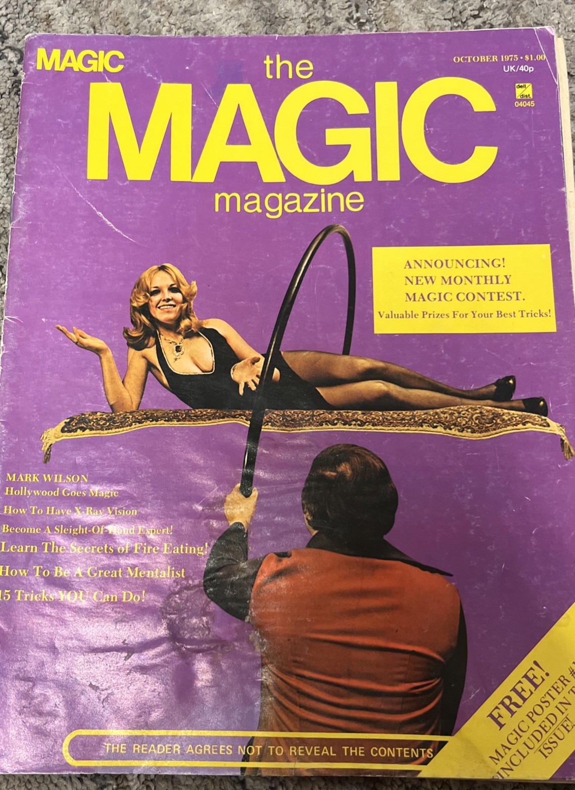 Vintage Magic The Magic Magazine October 1975, Vol 2 #7