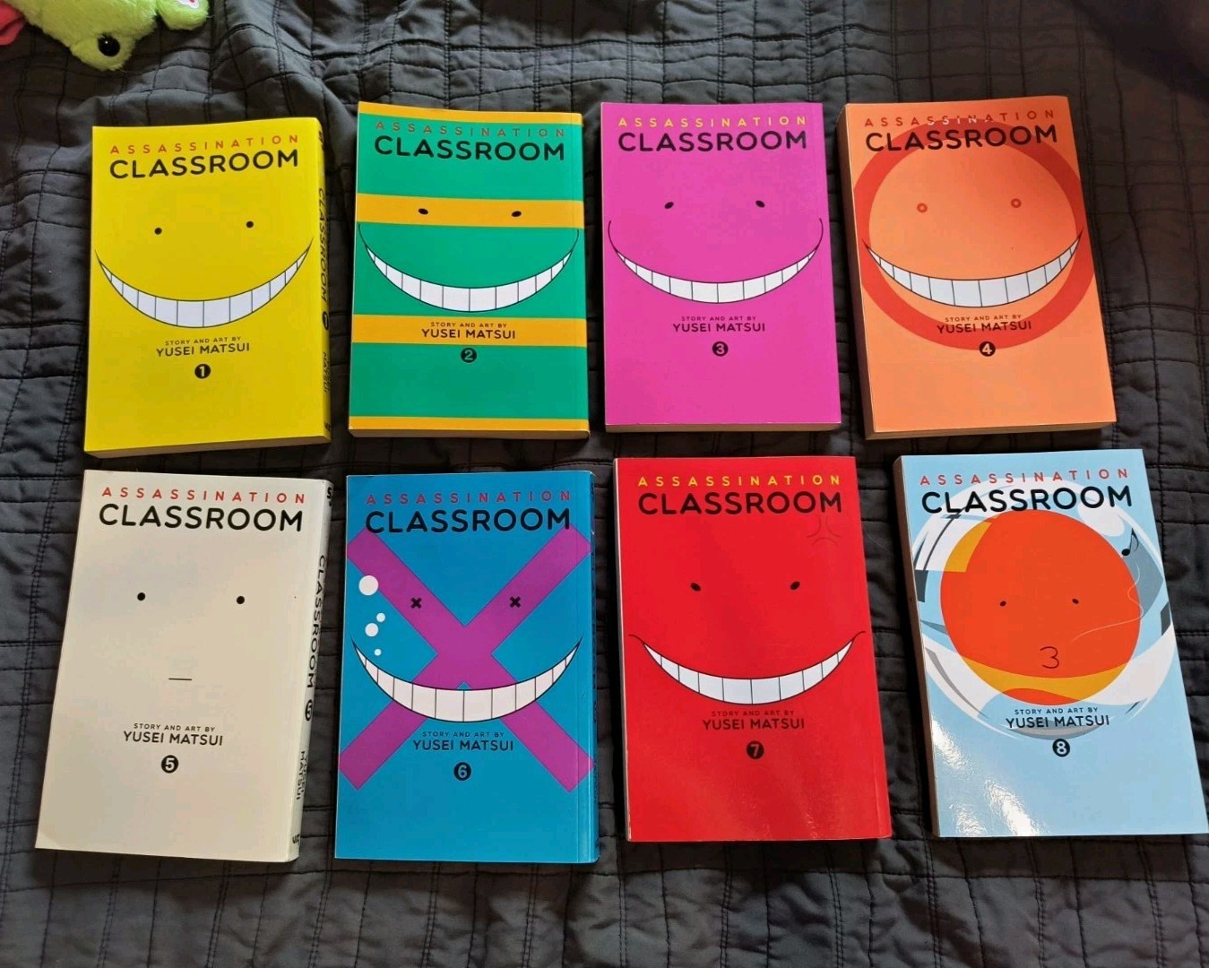 Assassination Classroom Manga Lot Vol 1-8 Softcover English Yusei Matsui