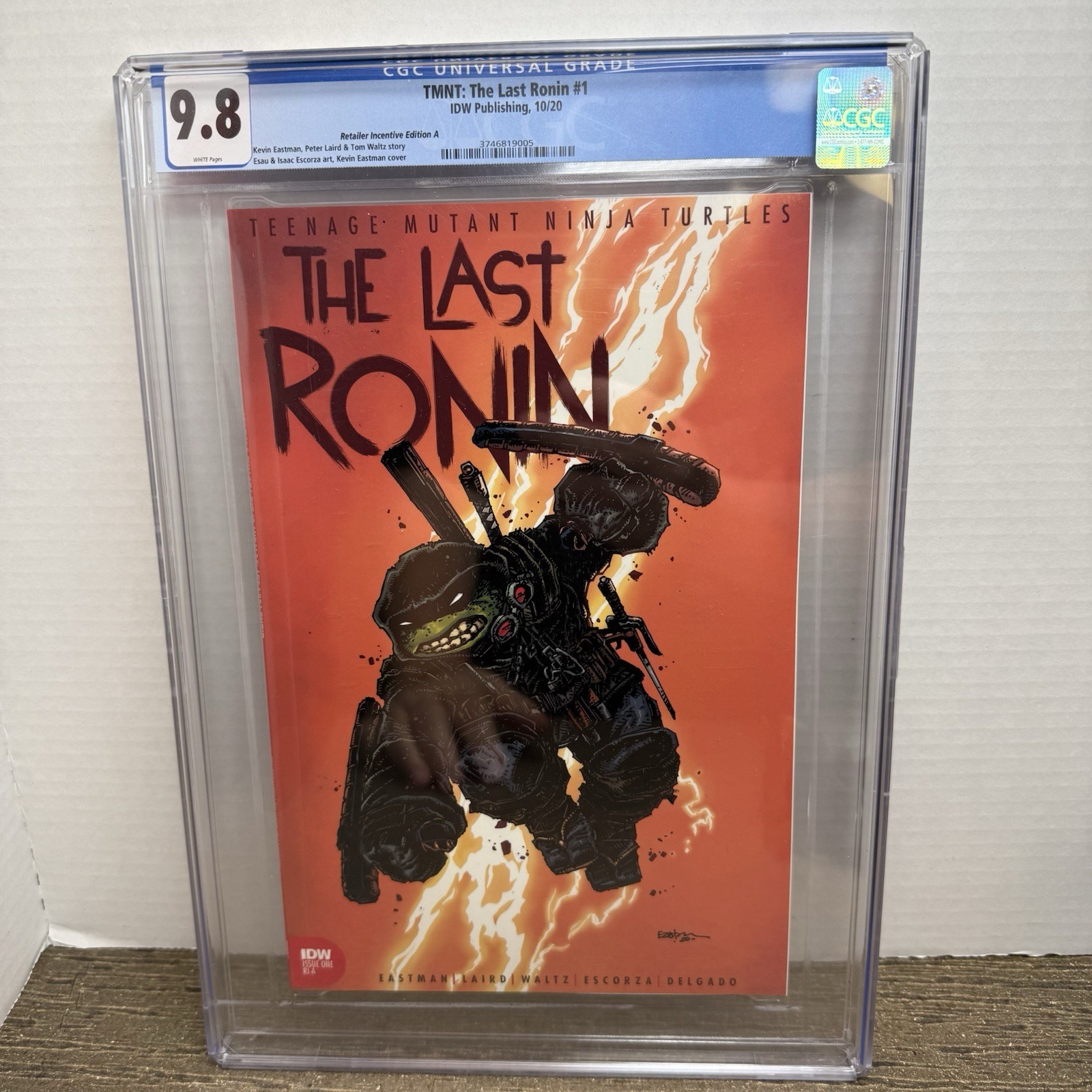 TMNT The Last Ronin #1 CGC 9.8 First Print  Retailer Incentive Edition A
