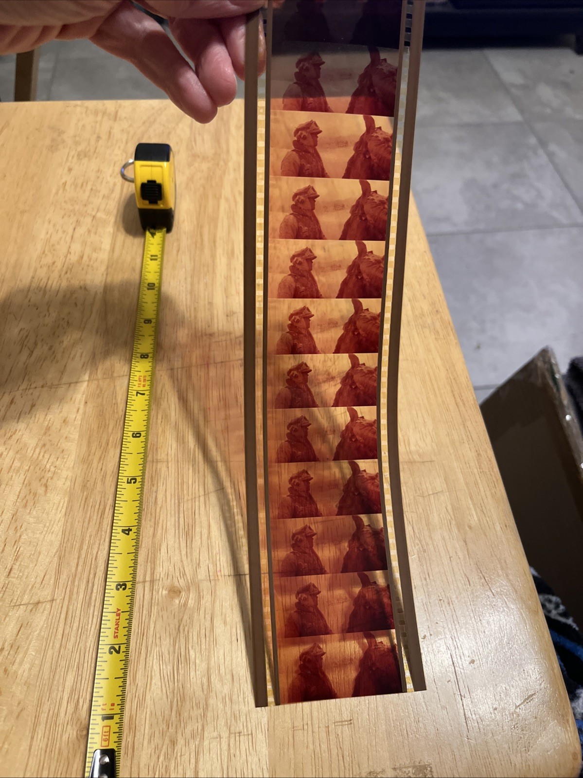 Star Wars 35MM Film Cell Strip 12 Frames ESB Luke TaunTaun Vintage RARE