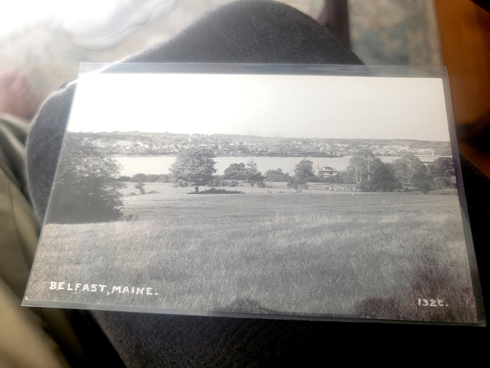 View Of Belfast Maine ME RPPC Real Photo Postcard Unposted View Of Belfast Maine ME RPPC Real Photo Postcard Unposted