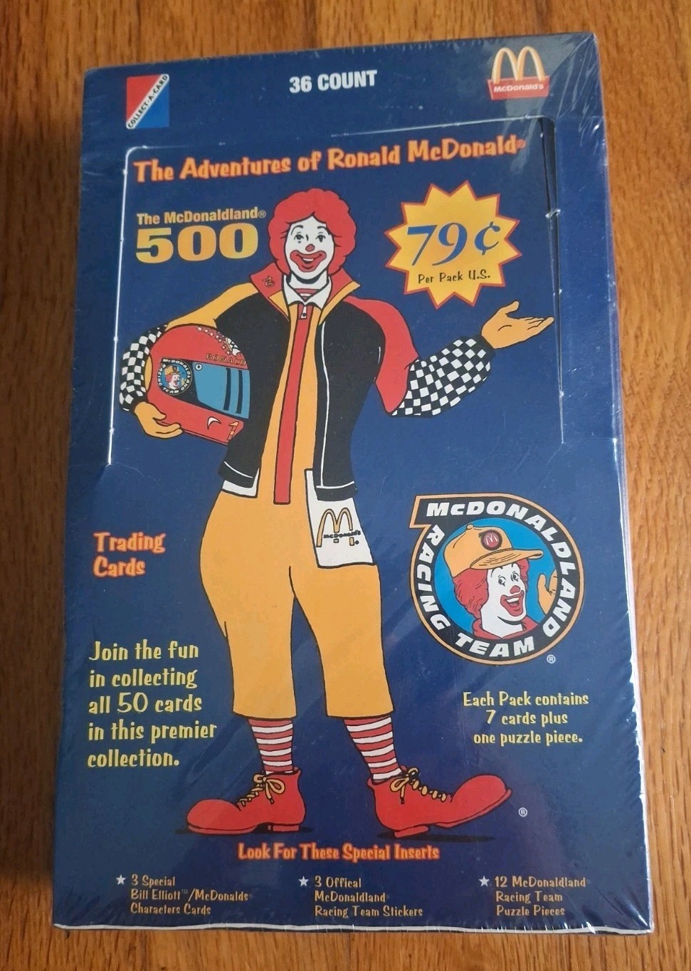 1996 McDonald\'s The Adventures of Ronald McDonald Trading Card Hobby Box Sealed