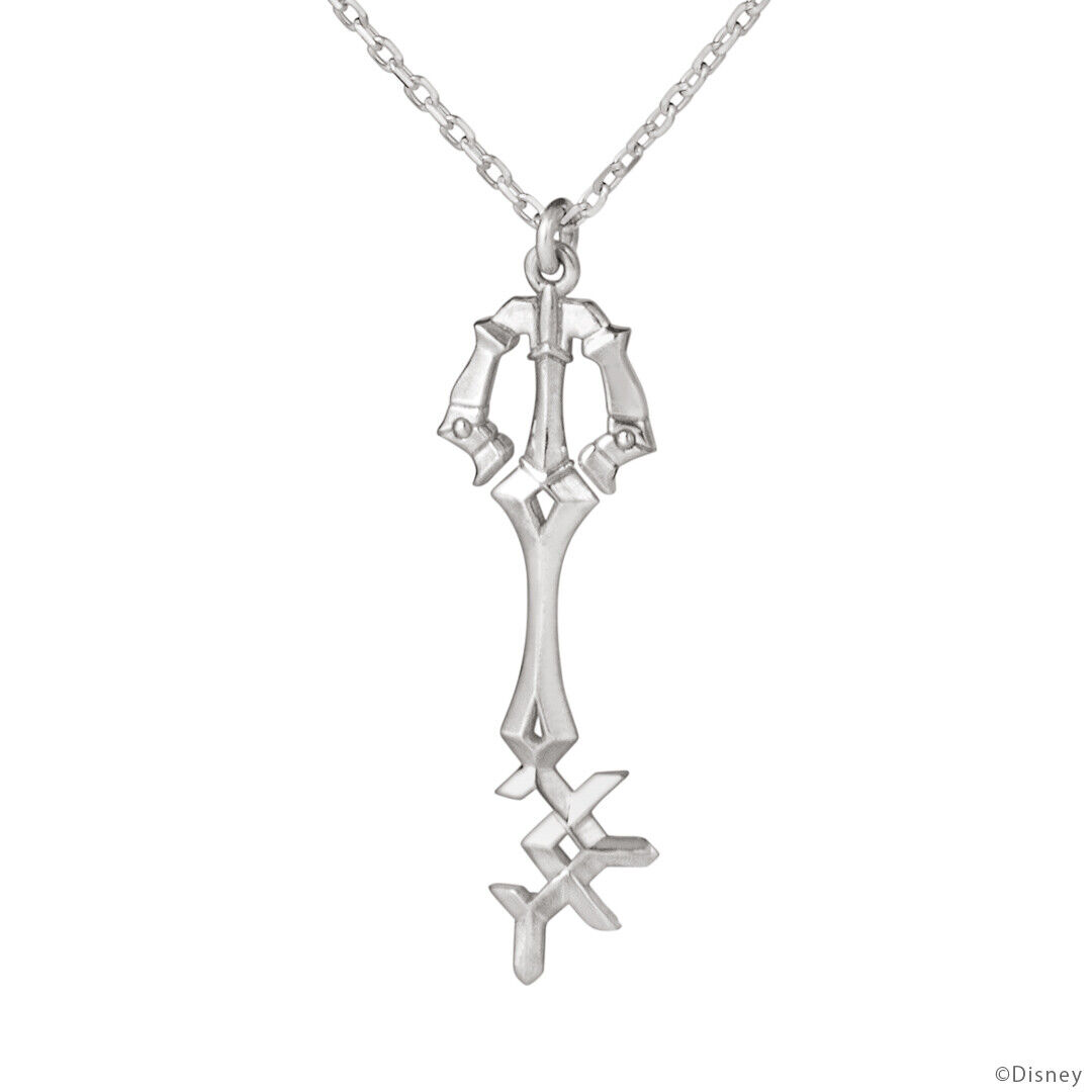 Kingdom hearts Key Blade Rainfall / Necklace Silver Pendant necklace u-treasure