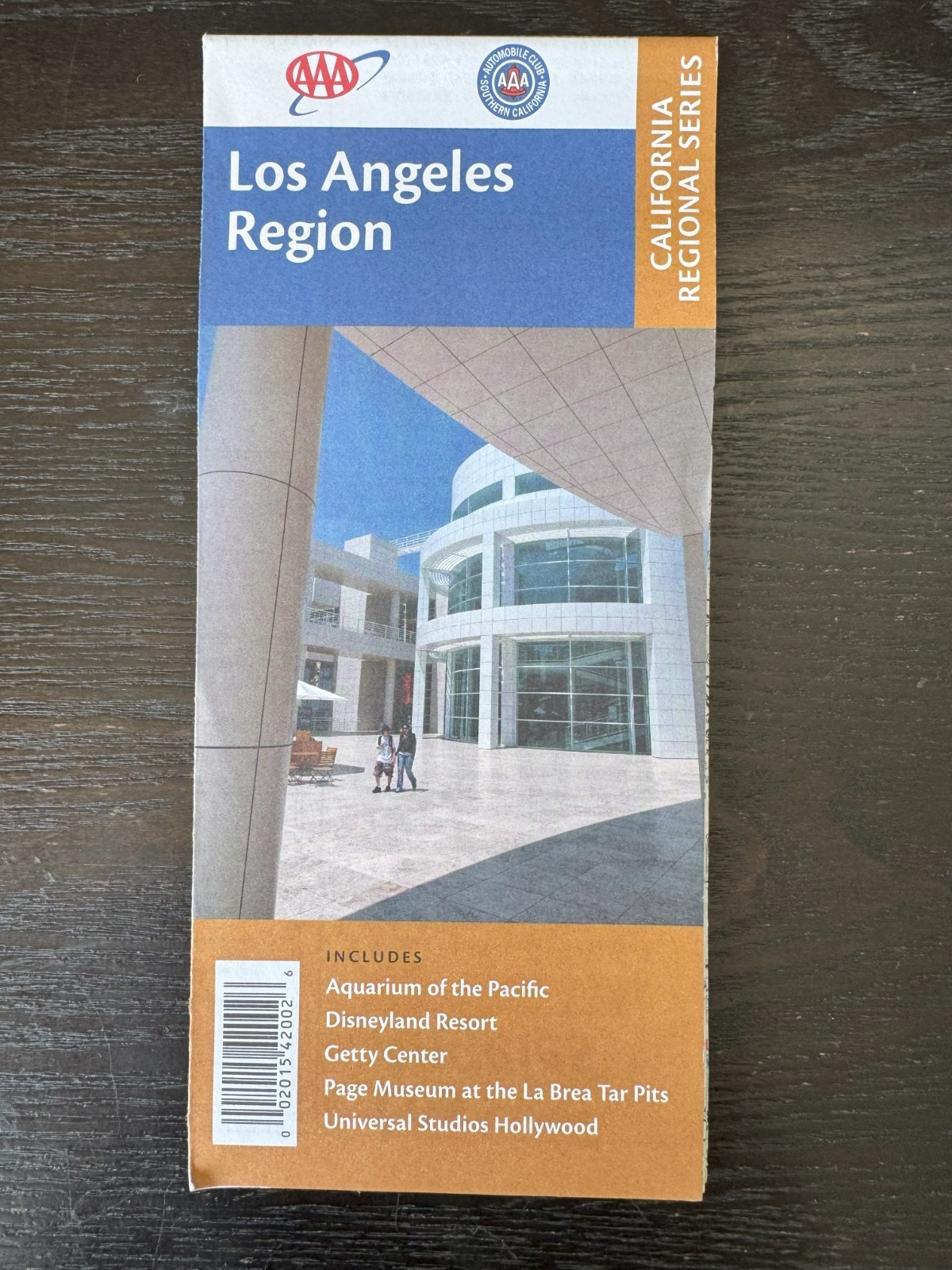AAA Road Map-The Map of Los Angeles Region-CA Regional Series 2015-