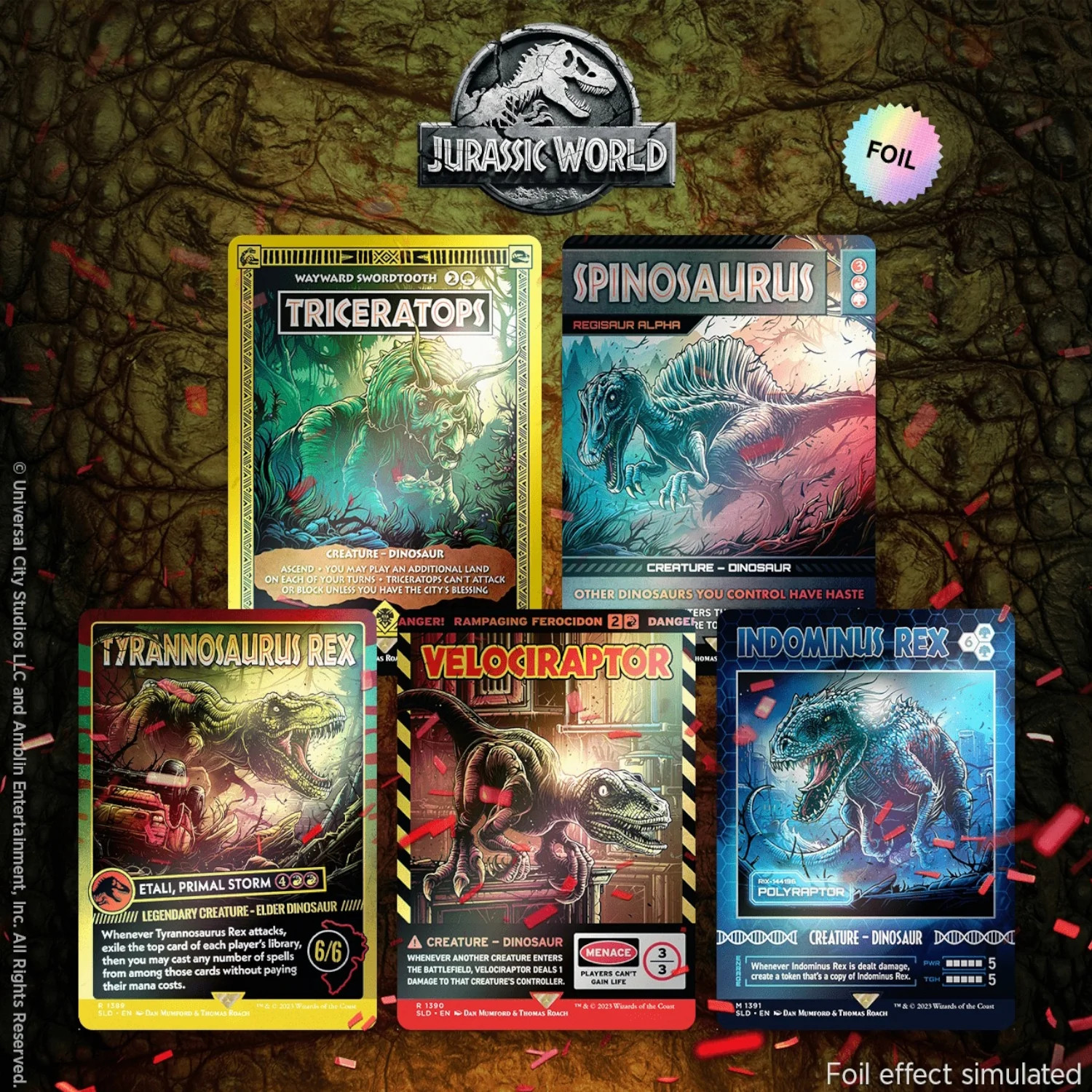 Magic: The Gathering TCG: Secret Lair - Jurassic World: Life Breaks Free - Foil