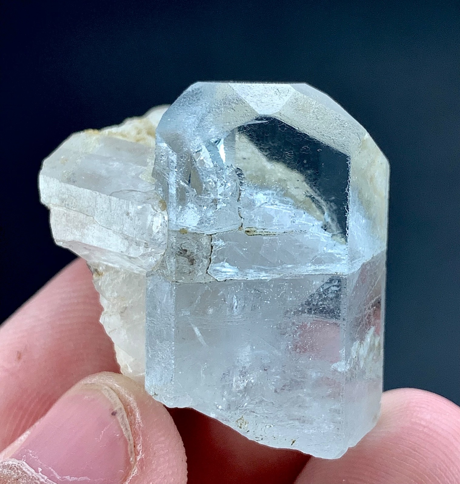 100 Carat Diamond Cut Aquamarine Crystal specimen from Skardu, Pakistan