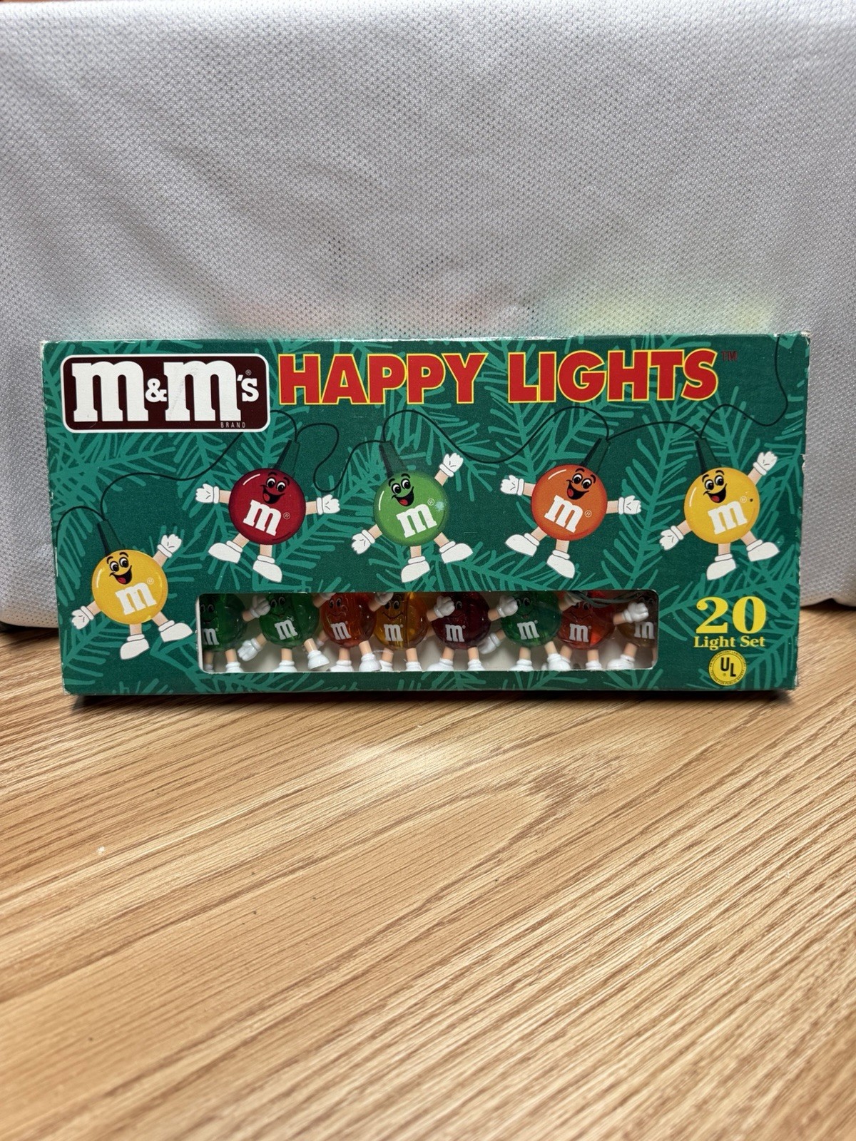 VINTAGE M&M’s Happy Lights Holiday 20 Light Strand Lite Set Brand New VINTAGE M&M’s Happy Lights Holiday 20 Light Strand Lite Set Brand New