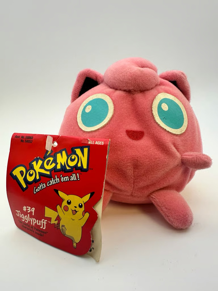 Vintage Original Jigglypuff #39 Plush 1998 Nintendo Pokemon with Tags 4