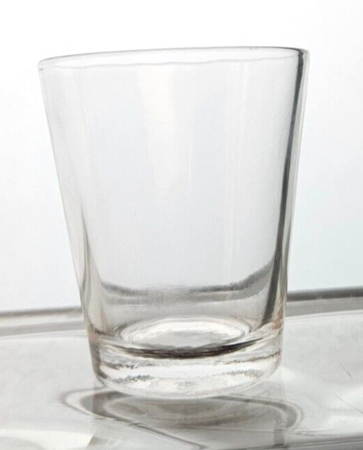 VTG CLEAR SHOT GLASS MINI PINT GLASS Bar-ware Jigger Whisky Cordial Condiment