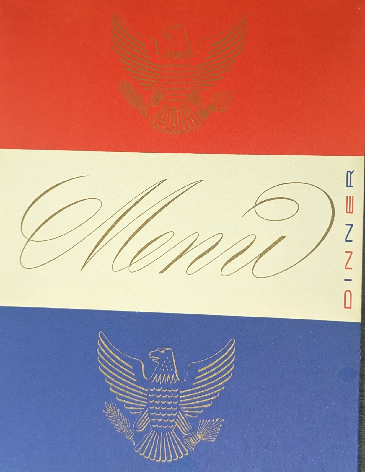 **VINTAGE 1959 S.S. UNITED STATES CRUISE SHIP DINNER MENU** **VINTAGE 1959 S.S. UNITED STATES CRUISE SHIP DINNER MENU**