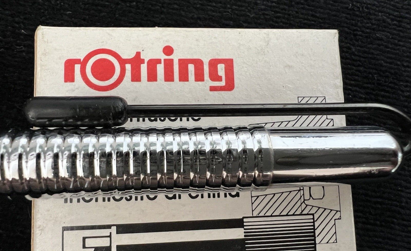 Rotring 900 Mechanical Pencil IN Metal Stylised Marking Vintage Rare