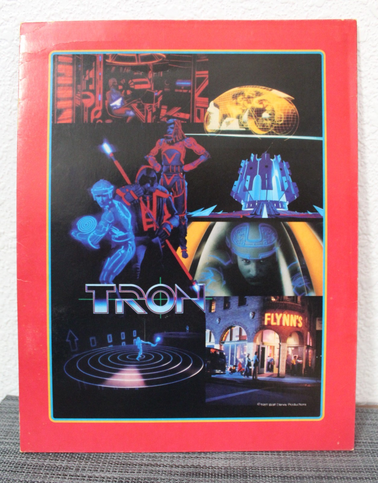 1981 Red Disney Tron School Folder