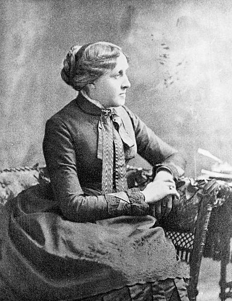 Portrait of author Louisa May Alcott Historic Old Photo