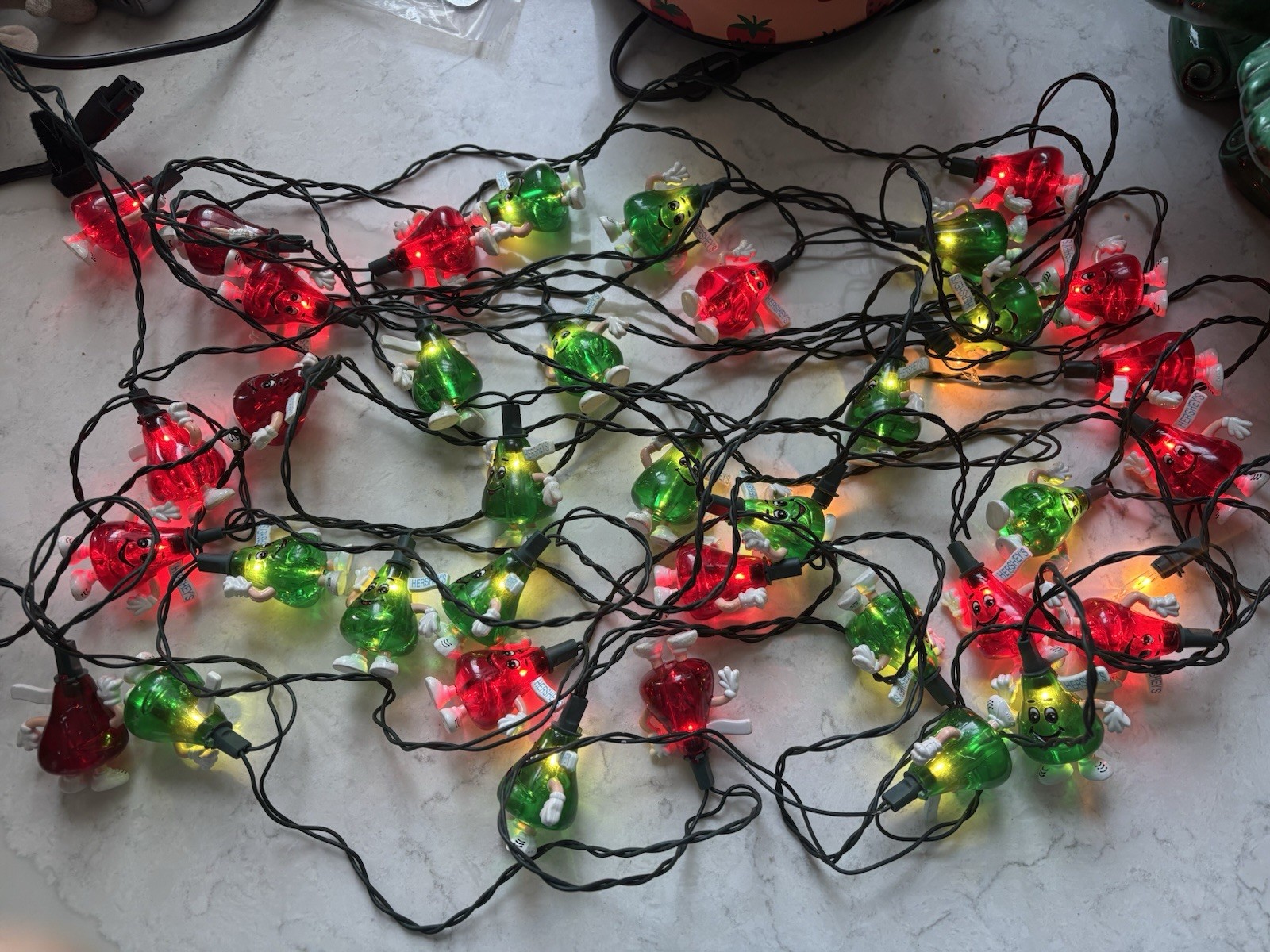 37 Vtg Hershey Kisses Christmas Light Covers 90’s 40 Ft Set Of 2 37 Vtg Hershey Kisses Christmas Light Covers 90’s 40 Ft Set Of 2