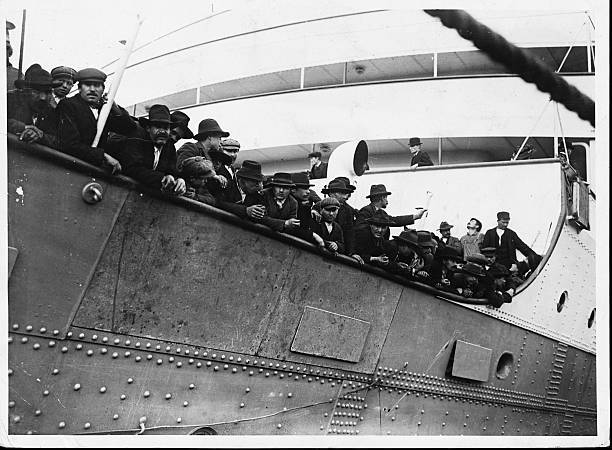 Emigrants Aboard SS Royal Edward Historic Old Photo