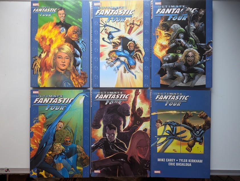 Ultimate Fantastic Four Hardcovers 1 2 3 4 5 6 Complete Set Very Good