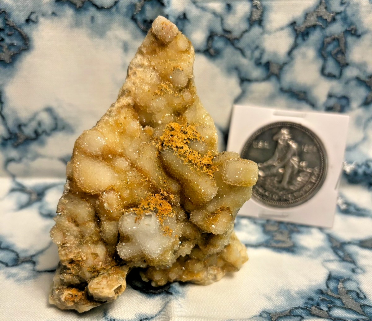 Bessie G Mine Colorado 348g Quartz Telluride Ore Metallic Wire Crystal Specimen