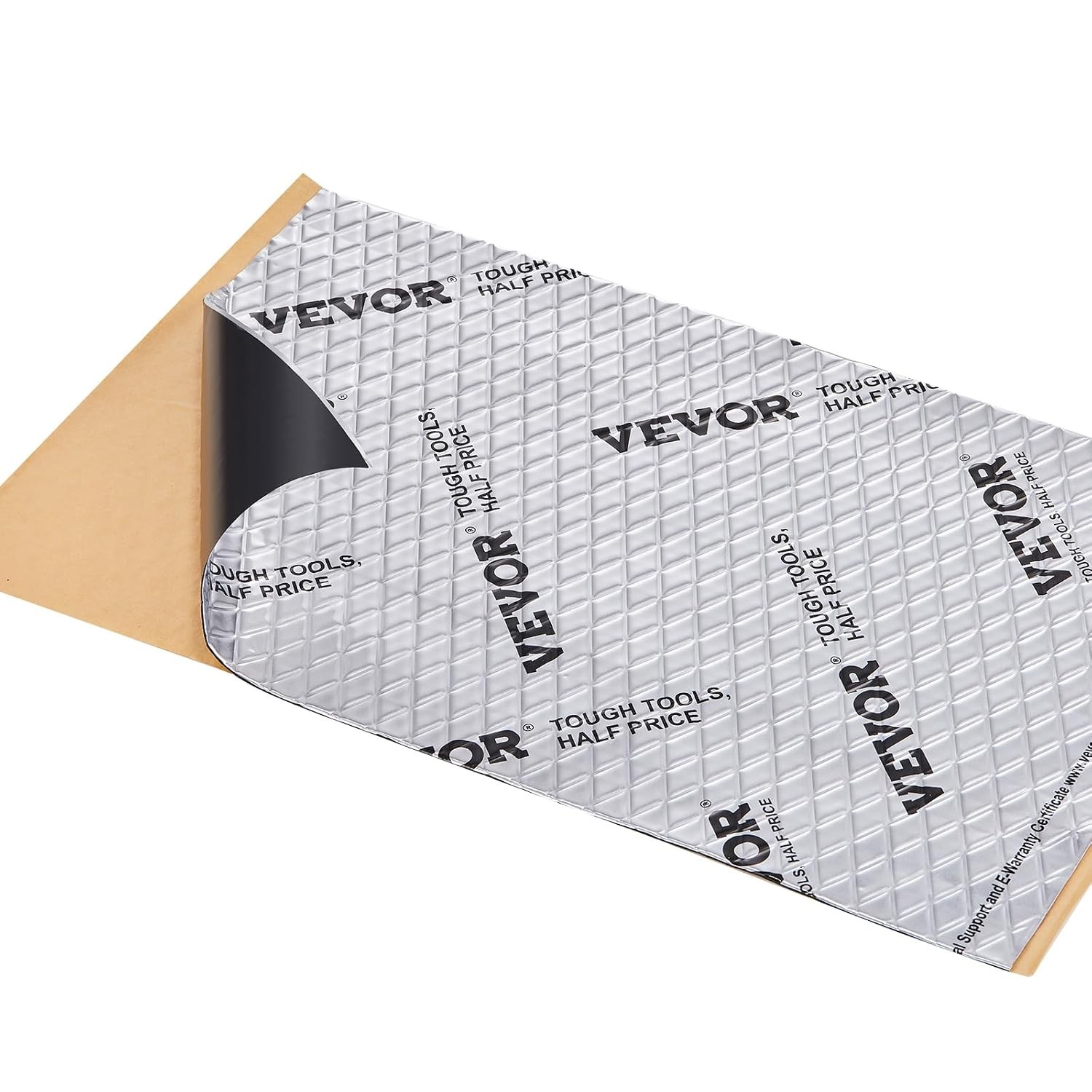 VEVOR Car Sound Deadening Mat, 50 mil 52 sqft Butyl Automotive Sound Deadener, N