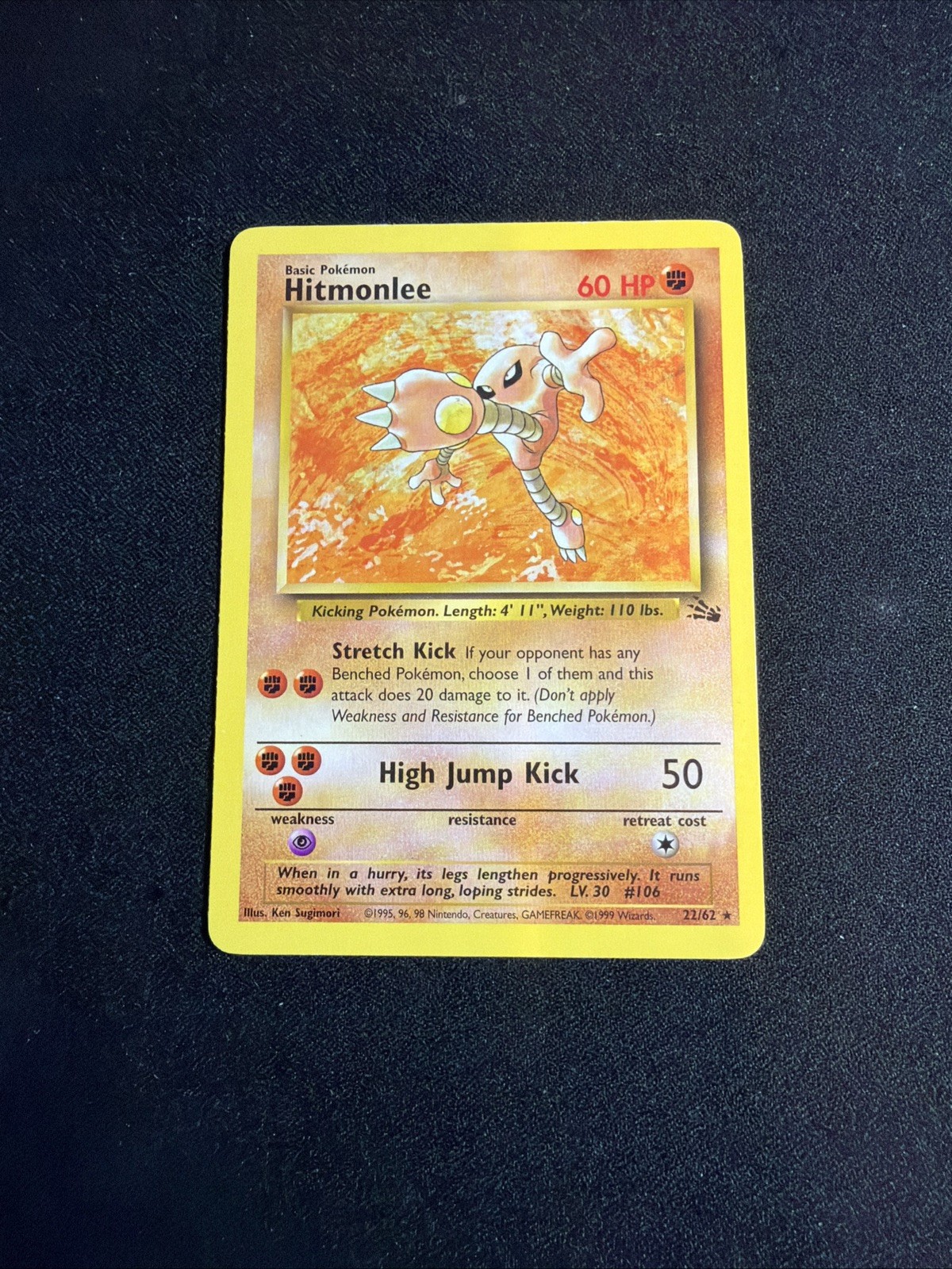 Hitmonlee 22/62 - Fossil (HP)