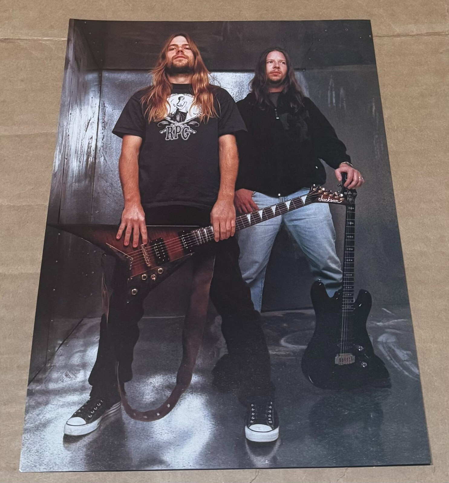 Mark Morton & Will Adler of Lamb of God - Music Print Ad Photo - 2004