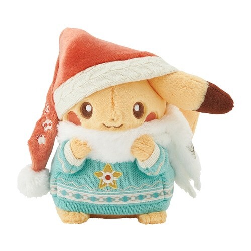 PC269 Pokemon Center Pokemon Heartwarming Christmas plush toy Pikachu Japan