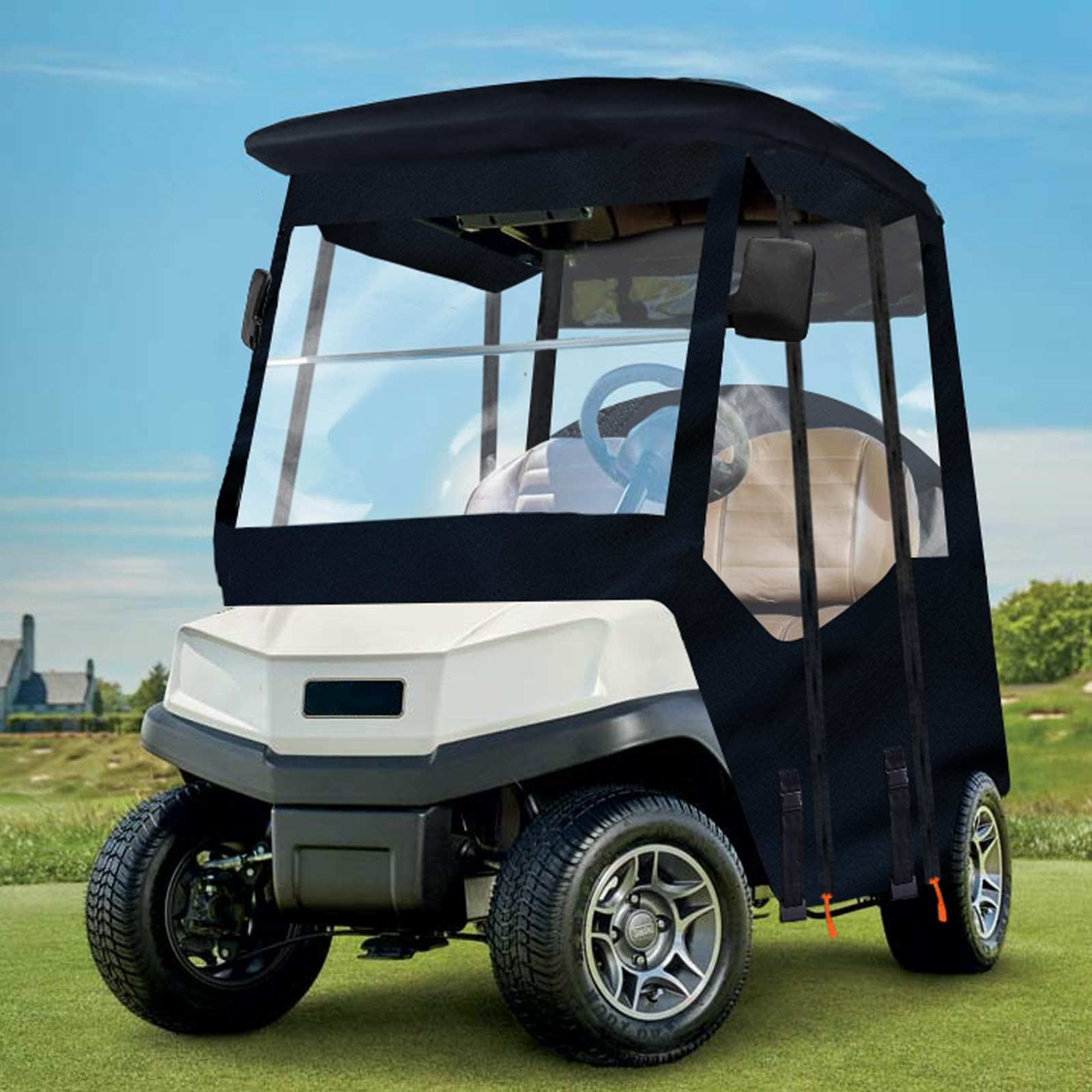 Golf Cart Enclosure High Transparency for Club Car 2 Passengers