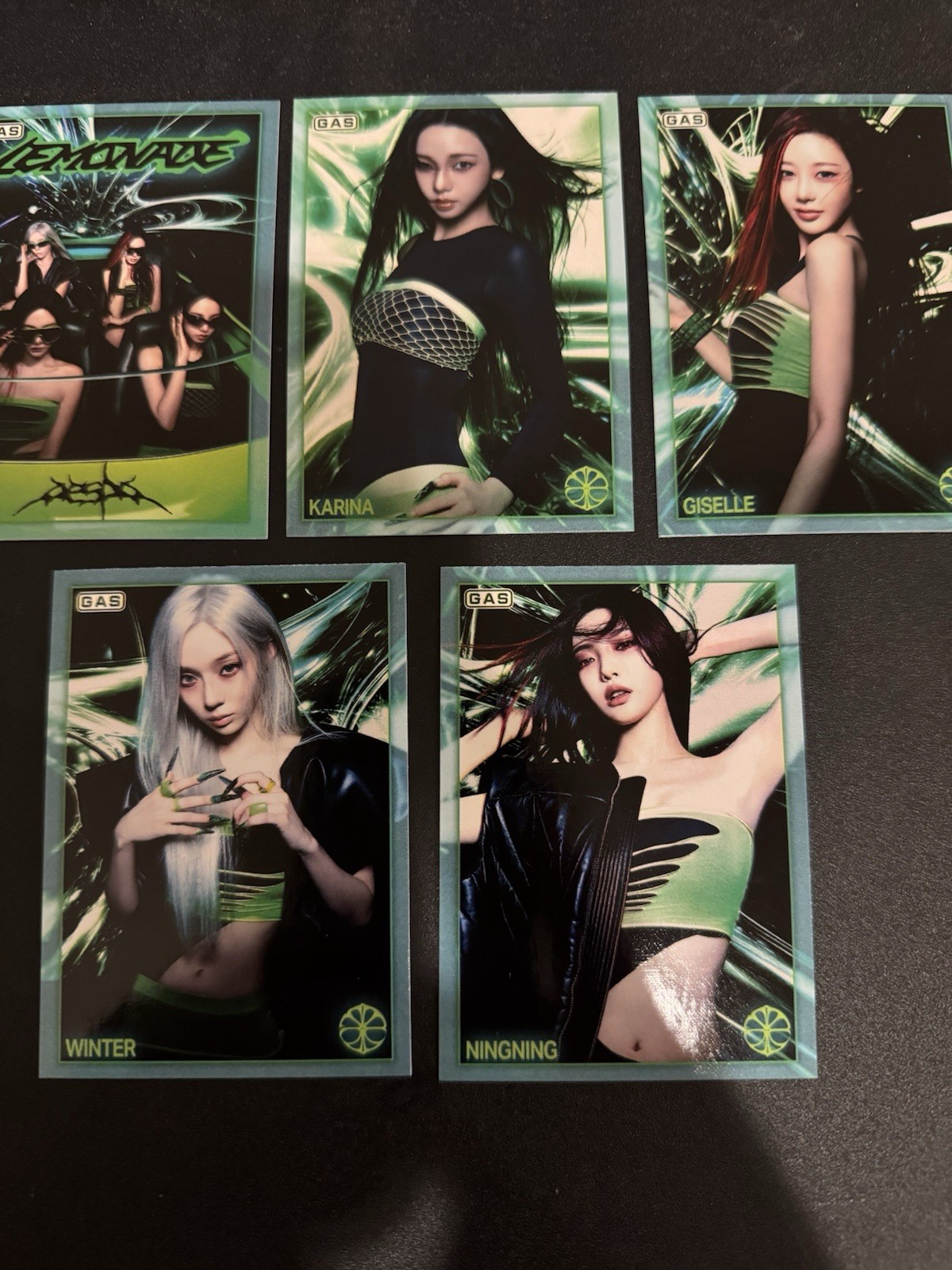 2026 GAS x Complex AESPA Lemonade 5 Trading Cards Set Factory Sealed