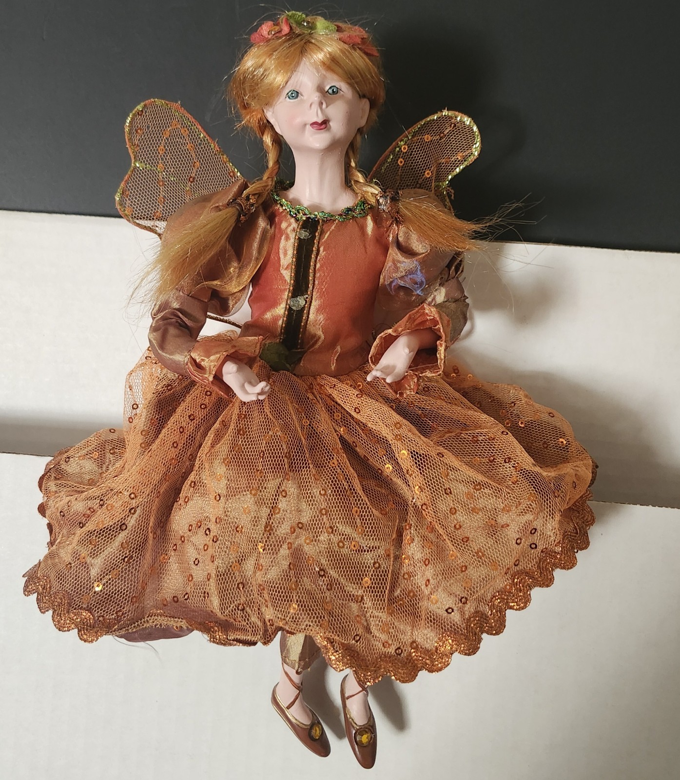 Winward Holidays Autumn Leaves Fairy Pixie Doll . Winward Holidays Autumn Leaves Fairy Pixie Doll .