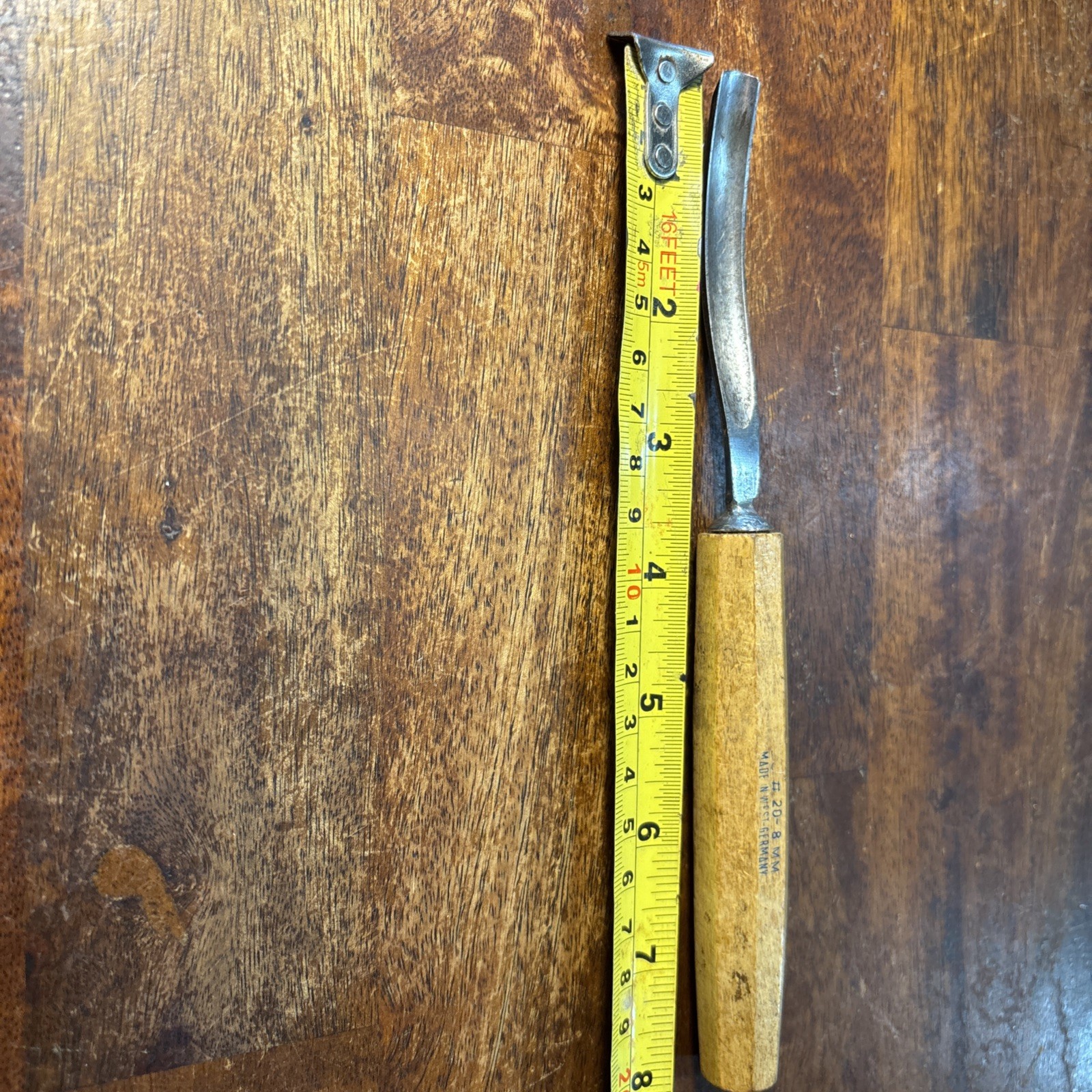 Vintage Marples Curved Gouge Wood Carving Tool Sheffield England